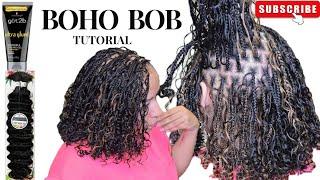 SHORT BOHO BOB KNOTLESS BRAIDS