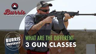 What Are the Different Divisions (Classes) of 3 Gun Competition?