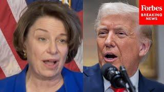 'The State Of The Union Is Chaos': Klobuchar Slams Trump Ahead Of President's Congressional Address