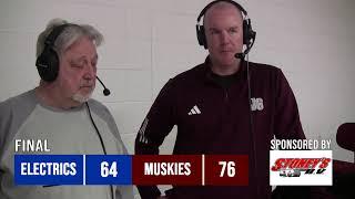 Philo Electrics vs John Glenn Muskies HS Boys Basketball Playoffs 02.21.2025