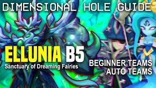 ANCIENT GUARDIAN ELLUNIA B5! Sanctuary Dreaming Fairies - [Dimensional Hole Guide] - Summoners War