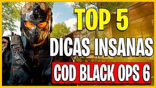 TOP 5 DICAS INSANAS QUE VOCÊ PRECISA SABER DO COD BLACK OPS 6! GUIA INICIANTES!