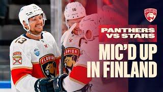 "Just give it to me, I'm gonna rip it on the blue line!" | Panthers Mic'd Up in Finland 