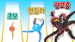 먹을수록 강해지는 문어?! 인간 9999명 먹고 완전체로 진화했더니? _ tentacle attack