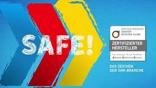 Safe! Mit dem ZVSHK-Qualitätszeichen