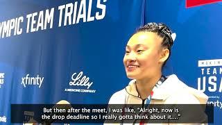 Leanne Wong Interview – 2024 Olympic Trials – Podium Training