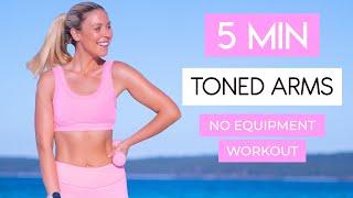 BEST TONED PILATES ARMS WORKOUT  no equipment arms workout