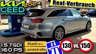 2024 Kia Ceed Sportswagon - REAL-VERBRAUCH - 1.5 T-GDI DCT7 160 PS - Test Review Daten deutsch SW