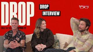 Christopher Landon, Meghann Fahy & Brandon Sklenar on Twists, Terror, and More in 'Drop'