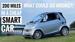 ATTEMPTING a 200 Mile Road Trip In A Smart Car! Mk1 Smart Car