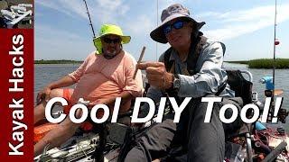 Cheap Kayak Fishing Setup  - DIY Tool for Kayak Leash