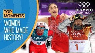 Top 5 Women who made History at PyeongChang 2018 | Top Moments