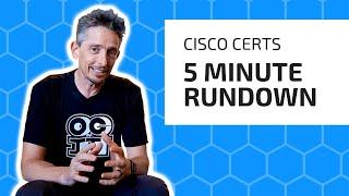 New 2020 Cisco Certifications Explained in 5 Minutes | CCNA 200-301 | CCNP