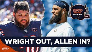 INJURY CAROUSEL: Keenan Allen returns to practice, Darnell Wright day-to-day | CHGO Bears Podcast