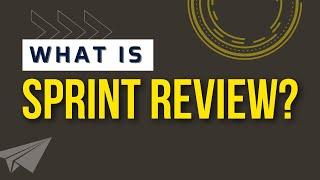 What is sprint review in agile?