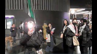 Aggressive Lefties at the London US Embassy Climate Change Protest