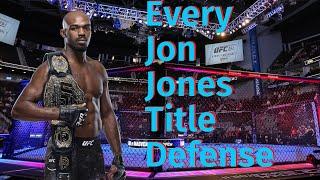 Every Jon "Bones" Jones Title Defense