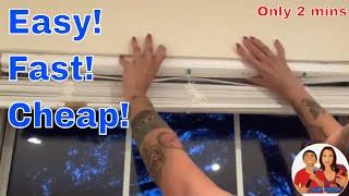 Window blinds installation - Mainstay cordless blinds