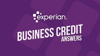 How are business credit scores determined?