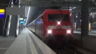 DB BR 101 127-9 departing Berlin Hauptbahnhof