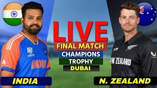 IND vs NZ, Final - Champions Trophy, Dubai | Live Cricket Match | India vs New Zealand