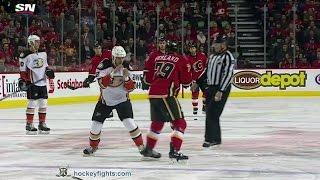 Kevin Bieksa vs Micheal Ferland Dec 4, 2016