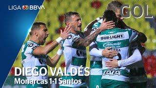 Gol de D. Valdés | Morelia 1 - 1 Santos Laguna | Liga BBVA MX - Apertura 2019  - Jornada 15