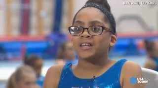 11-year-old blind gymnast aims for Olympics