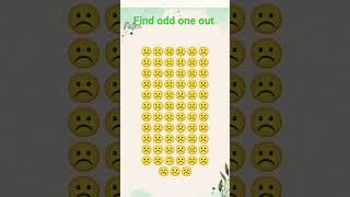 find the odd emoji#Learn with tanvir