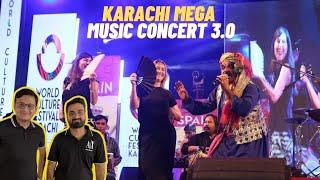 Mega Music Concert 3.0 World Culture Festival - Karachi 2024 Vlog Pakistani travel vlogger Faheem