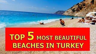 Top 5 most beautiful beaches in Turkey. Result of my own trip. Relax video 4K