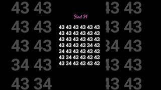 FIND 34 ........... #trending  #subscribe #shorts