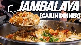 MAKING JAMBALAYA (EASY ONE POT CAJUN DINNER) | SAM THE COOKING GUY