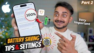 iPhone Battery Settings for iPhone 12, iPhone 13, iPhone 14, iPhone 15, Pro & Pro Max (IOS 17)