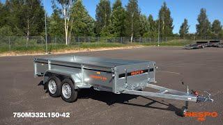 Respo Box Trailer 750M332L150