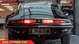 The 2025-2026 Citroen DS21: Luxury, Sustainability, and Technology in One