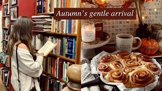 Autumn's Gentle Arrival  Cinnamon Rolls, Harry Potter, Famous London Bookshops Cosy Autumn Vlog