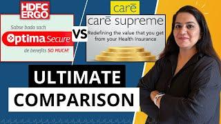 HDFC ERGO Optima Secure VS CARE Supreme | Health Insurance COMPARISON | Gurleen Kaur Tikku