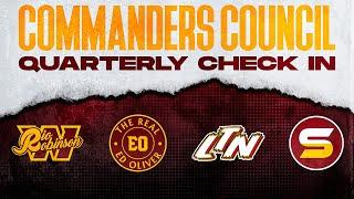 Washington Commanders 1st Qtr. Progress Report @LouieTeeNetwork @StreetScores @EdOliverskins