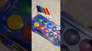 Watercolour Palette Doms unbox #diy #ekta ️