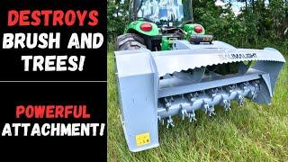 POWERFUL Brush Mulcher! Baumalight MP360