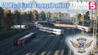 MBTA Crash Compilation | Train Sim World 5