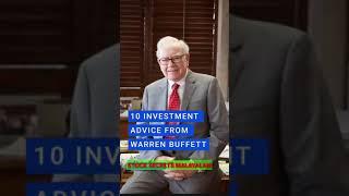 10 INVESTMENT IDEAS BY WARREN BUFFET ️