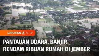 Pantauan Udara, Ribuan Rumah di Jember Terendam Banjir Satu Meter | Liputan 6