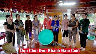 Dọn Dẹp Chòi đón Khách Đám Cưới của Cẩm, Gỡ Tay Lưới bắt Cá Rô Phi Mỏi Tay,Bữa Cơm Tối Ấm Áp #222