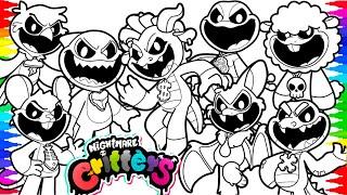 Poppy Playtime Chapter 4 Coloring Pages New / How to color ALL NEW NIGHTMARE CRITTERS / NCS MUSIC