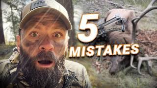 5 MISTAKES Successful Public Land Elk Hunters DON'T MAKE