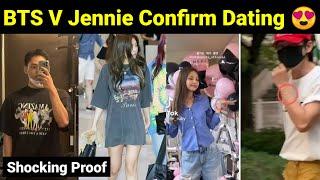 BTS V & Jennie Confirm Dating  | Taennie Proof Video