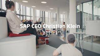 SAP CEO Christian Klein am HPI