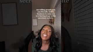 You can start your business super quick, I outline the details at the top pf my page